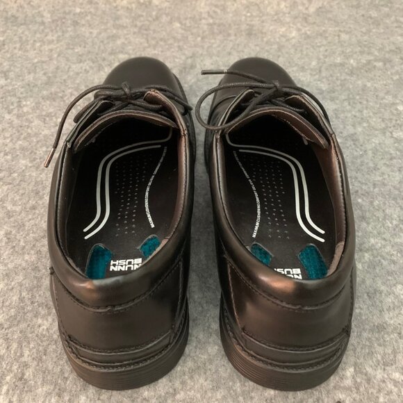 Nunn Bush Men's Leather Black Lace Up Oxford Shoes - Picture 8 of 11